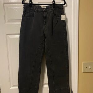 NWT Free People Black Risk Taker Jeans Size 30